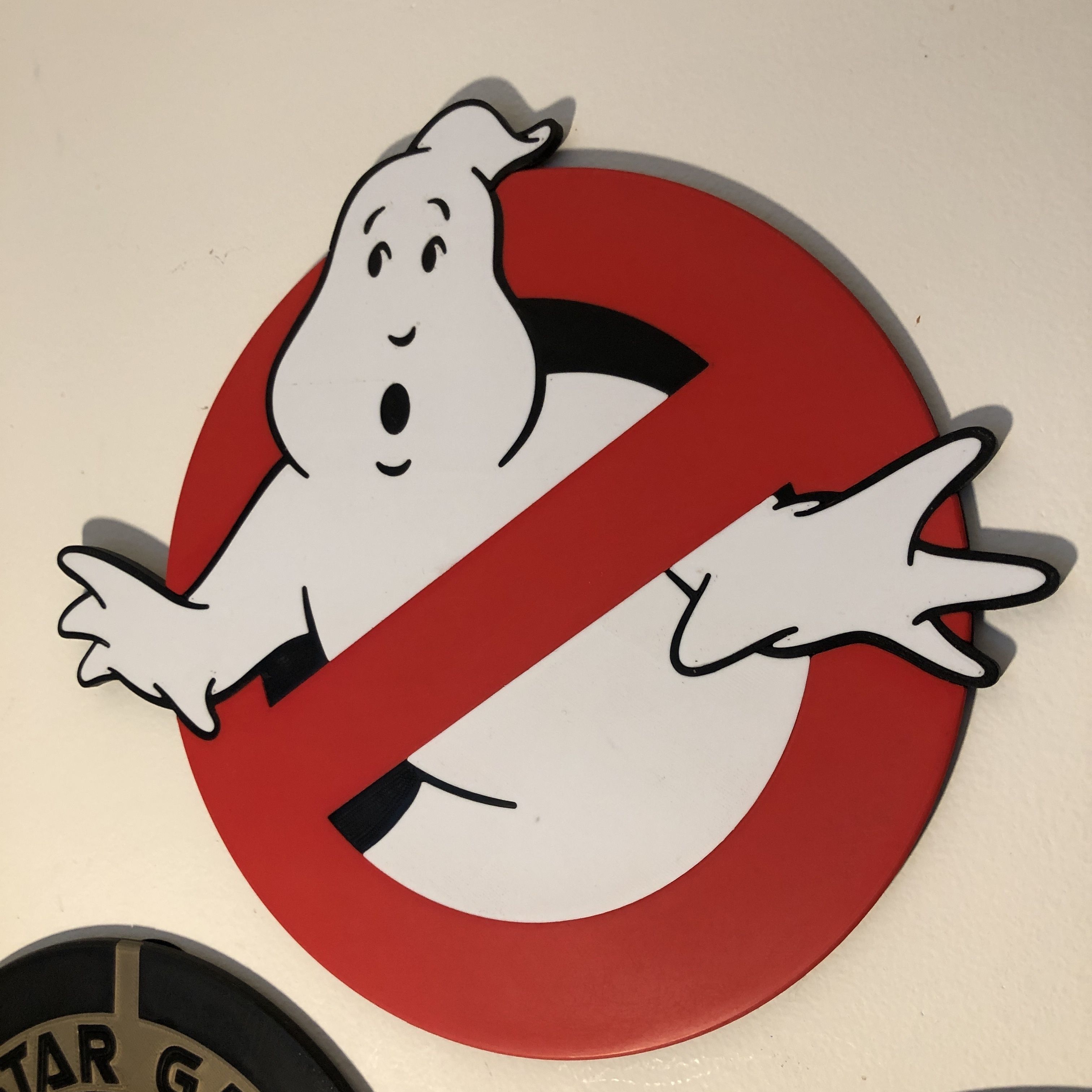 Ghostbusters Logo Wall Plaque 3D print model_4
