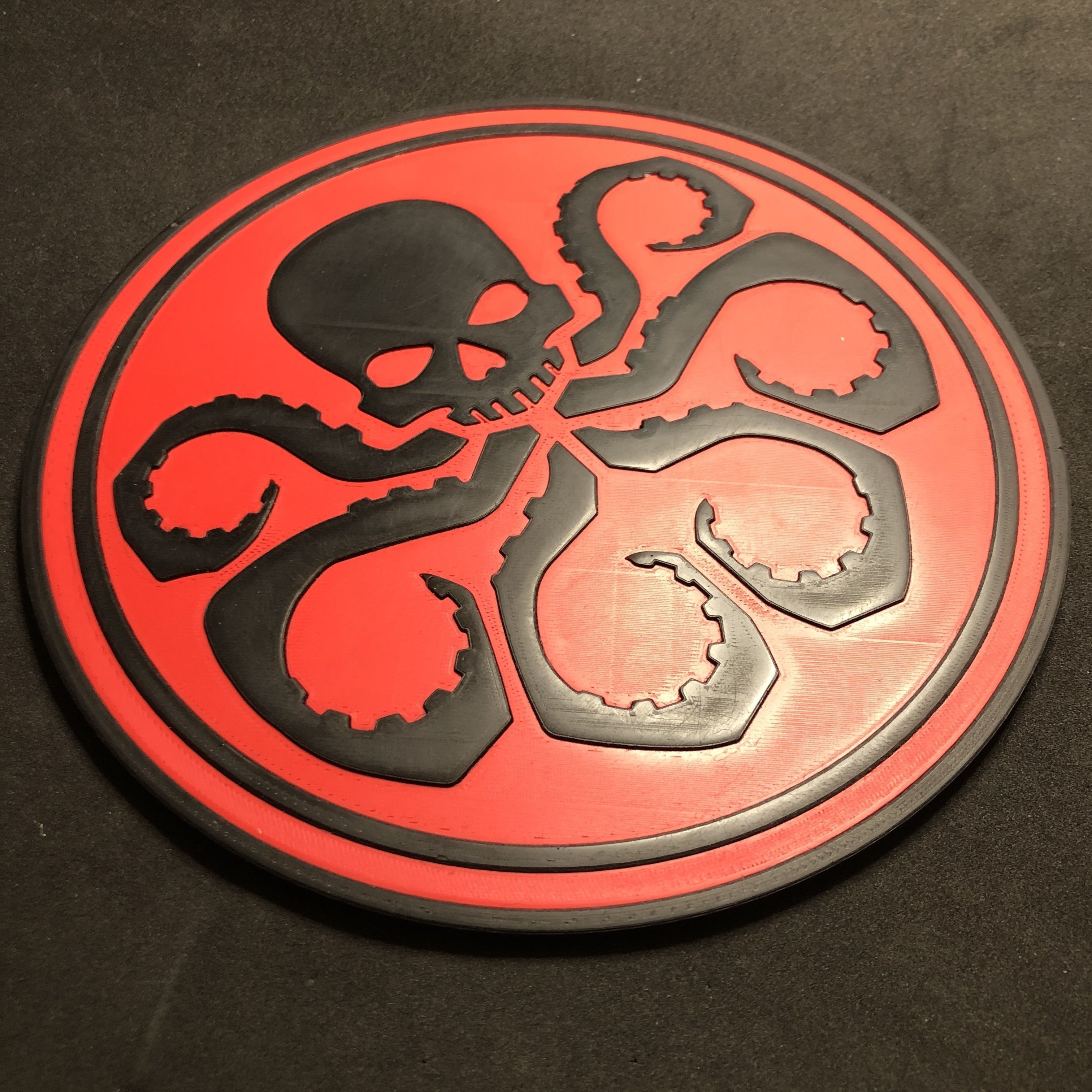 HYDRA Emblem Wall Plaque 3D print model_4