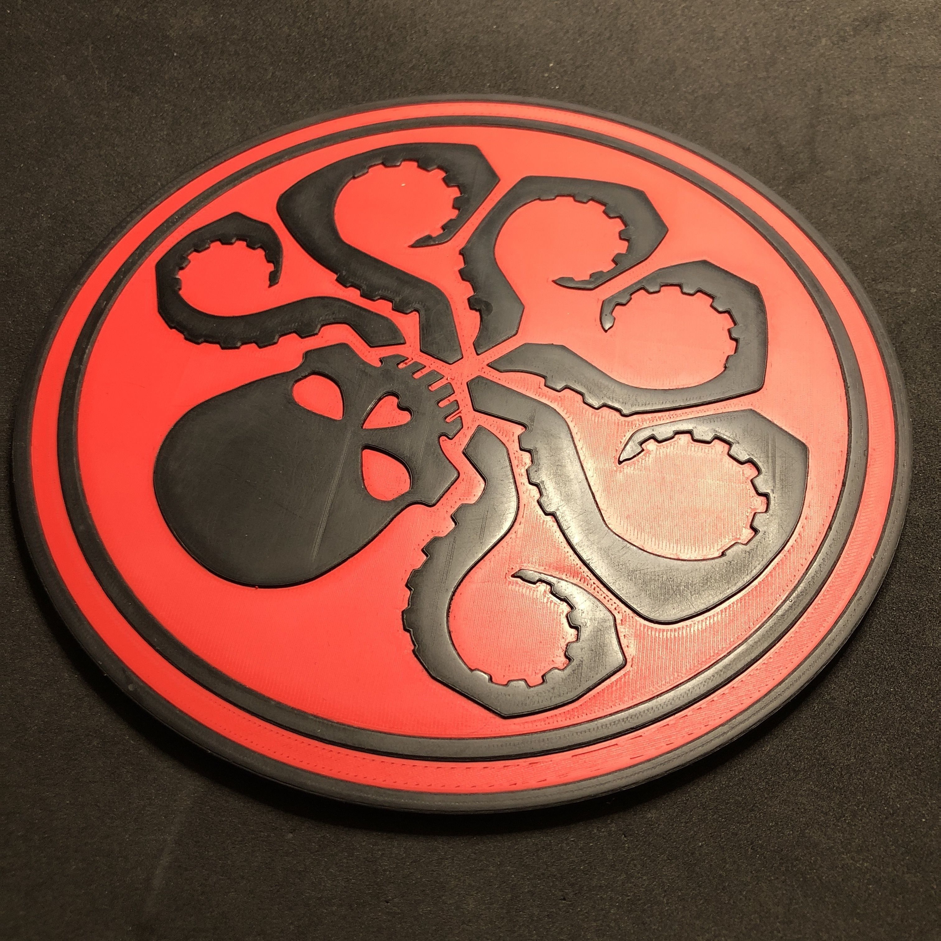HYDRA Emblem Wall Plaque 3D print model_3
