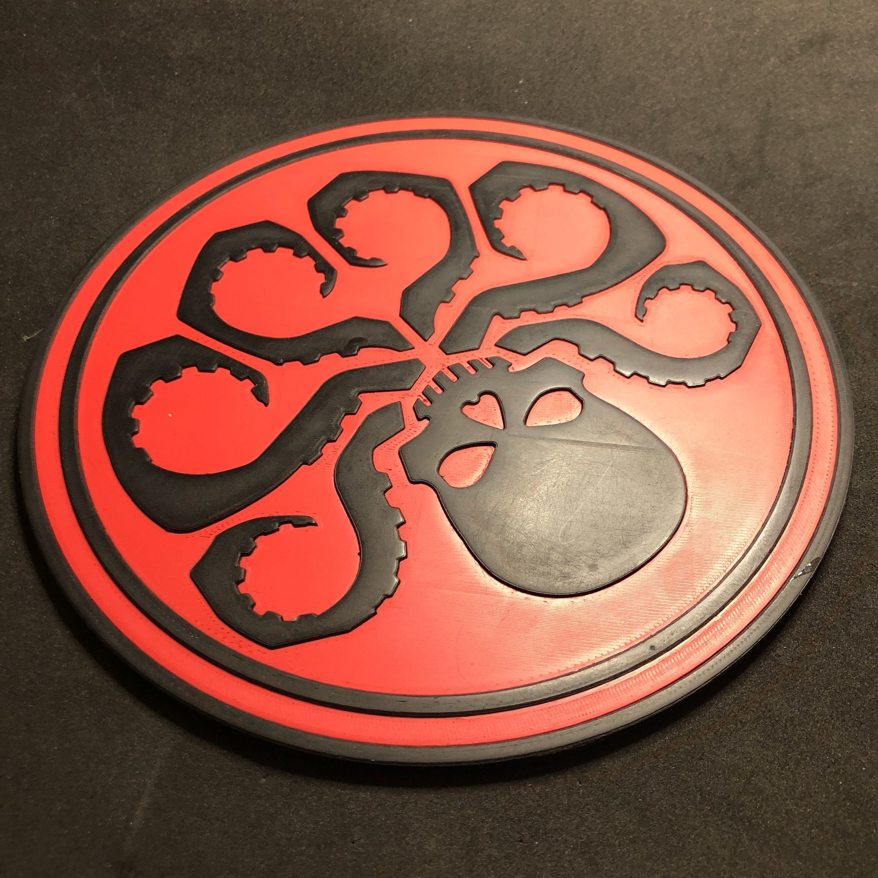 HYDRA Emblem Wall Plaque 3D print model_2