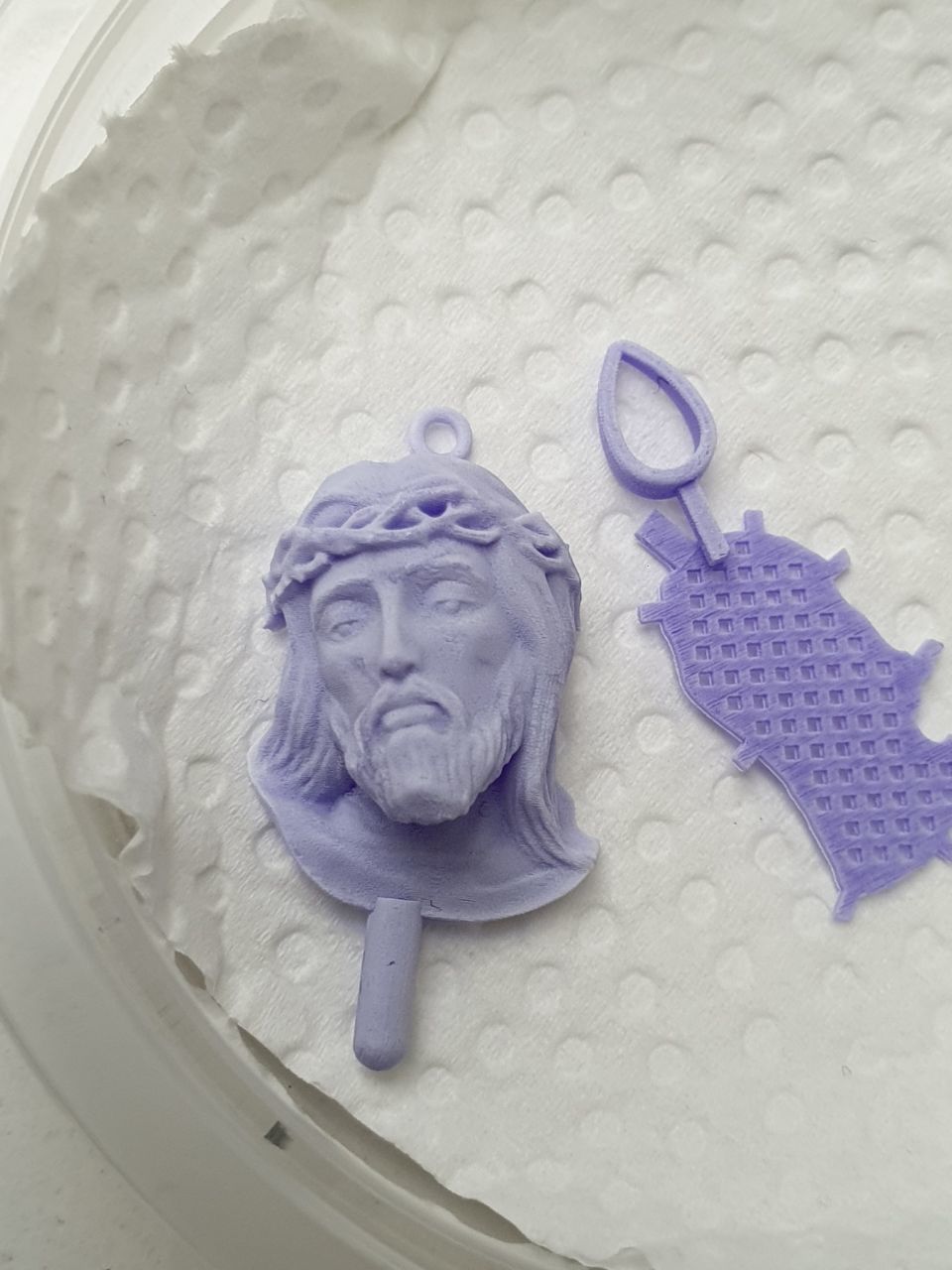 Jesus pendant 3D print model_13