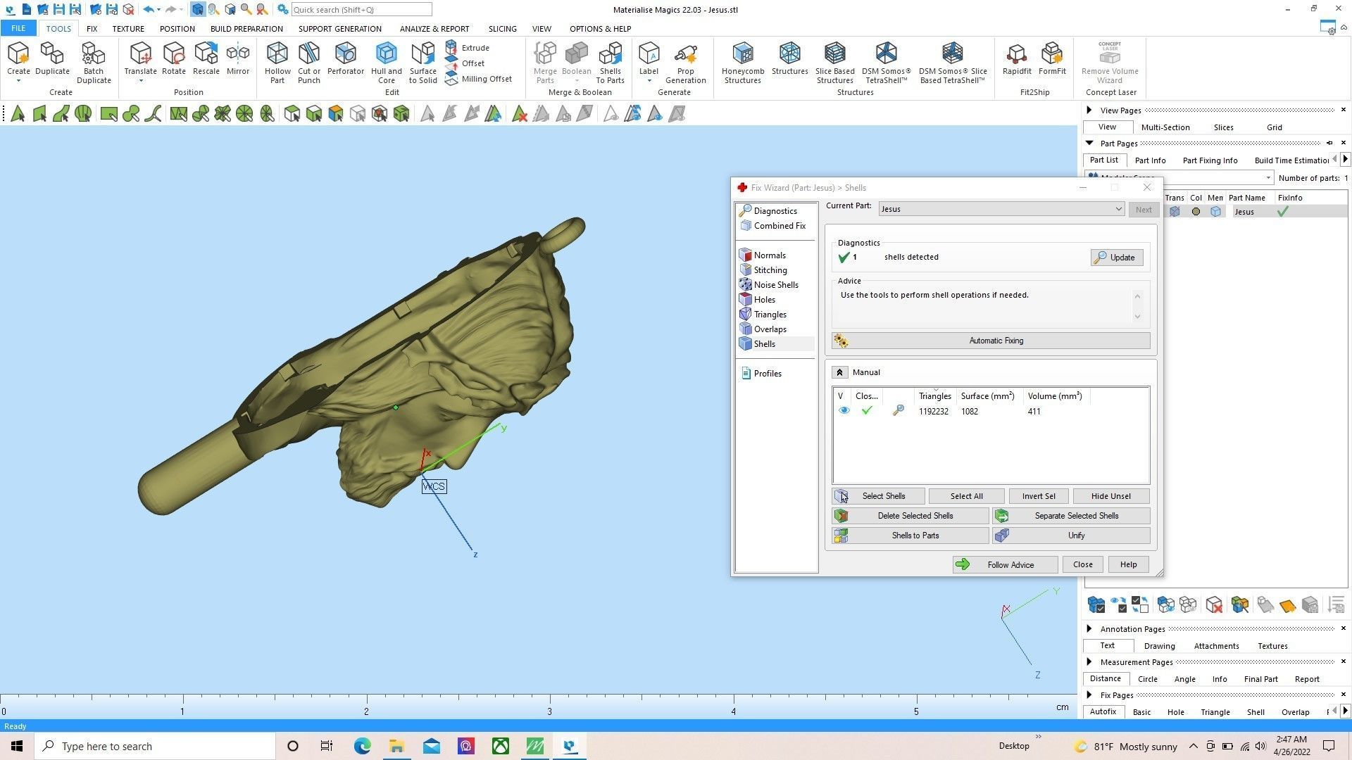 Jesus pendant 3D print model_5