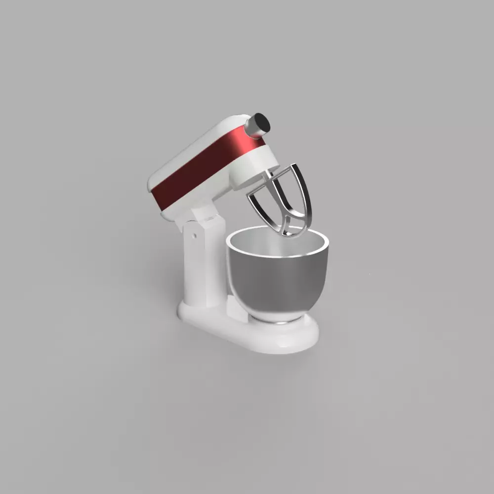 Food Mixer - Articulated 3D print model_0