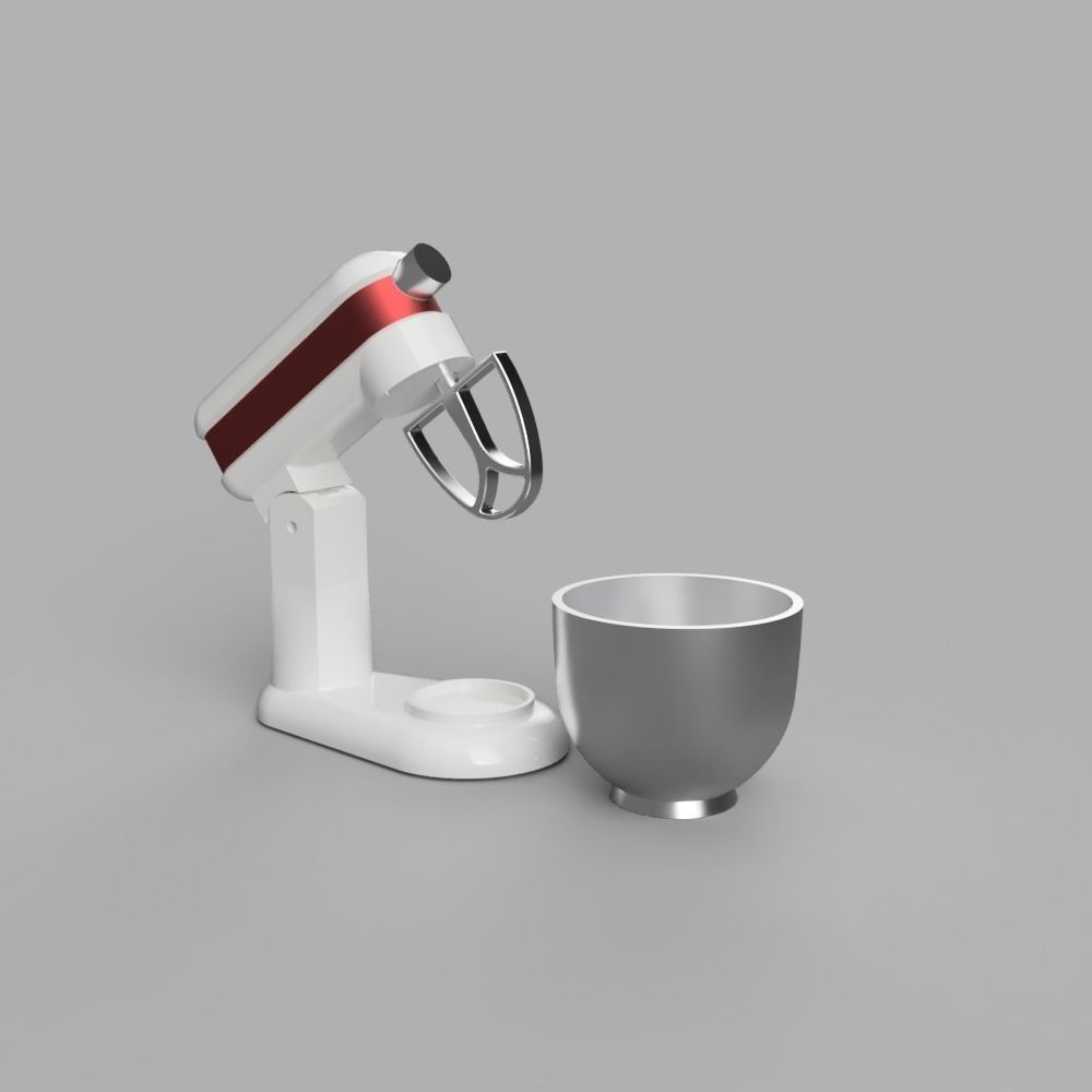 Food Mixer - Articulated 3D print model_3