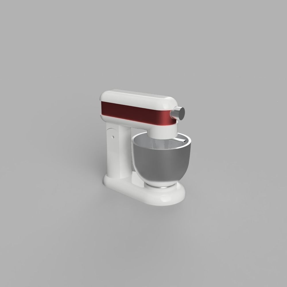 Food Mixer - Articulated 3D print model_1