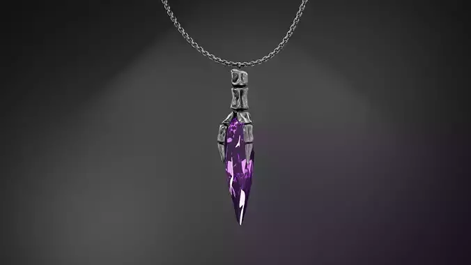 Necklace blade pendant