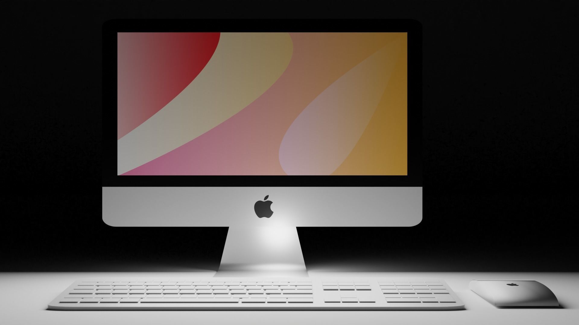 Apple iMac 3D model_2