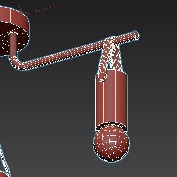 apricale-98281 three light ceiling fixture 3D model_7