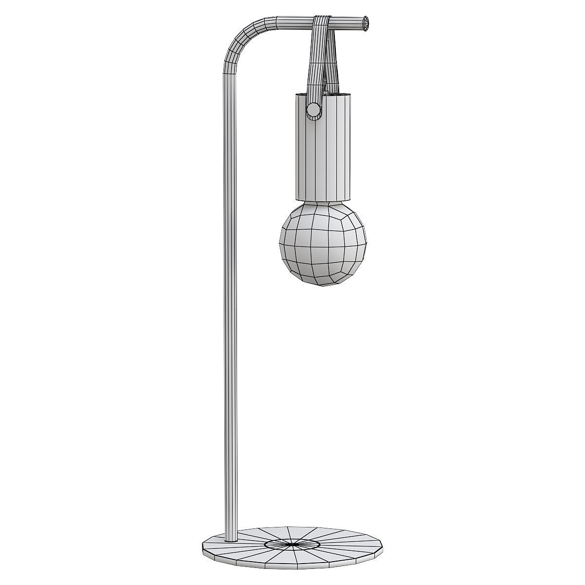 apricale-98284 table lamp with ball 3D model_1