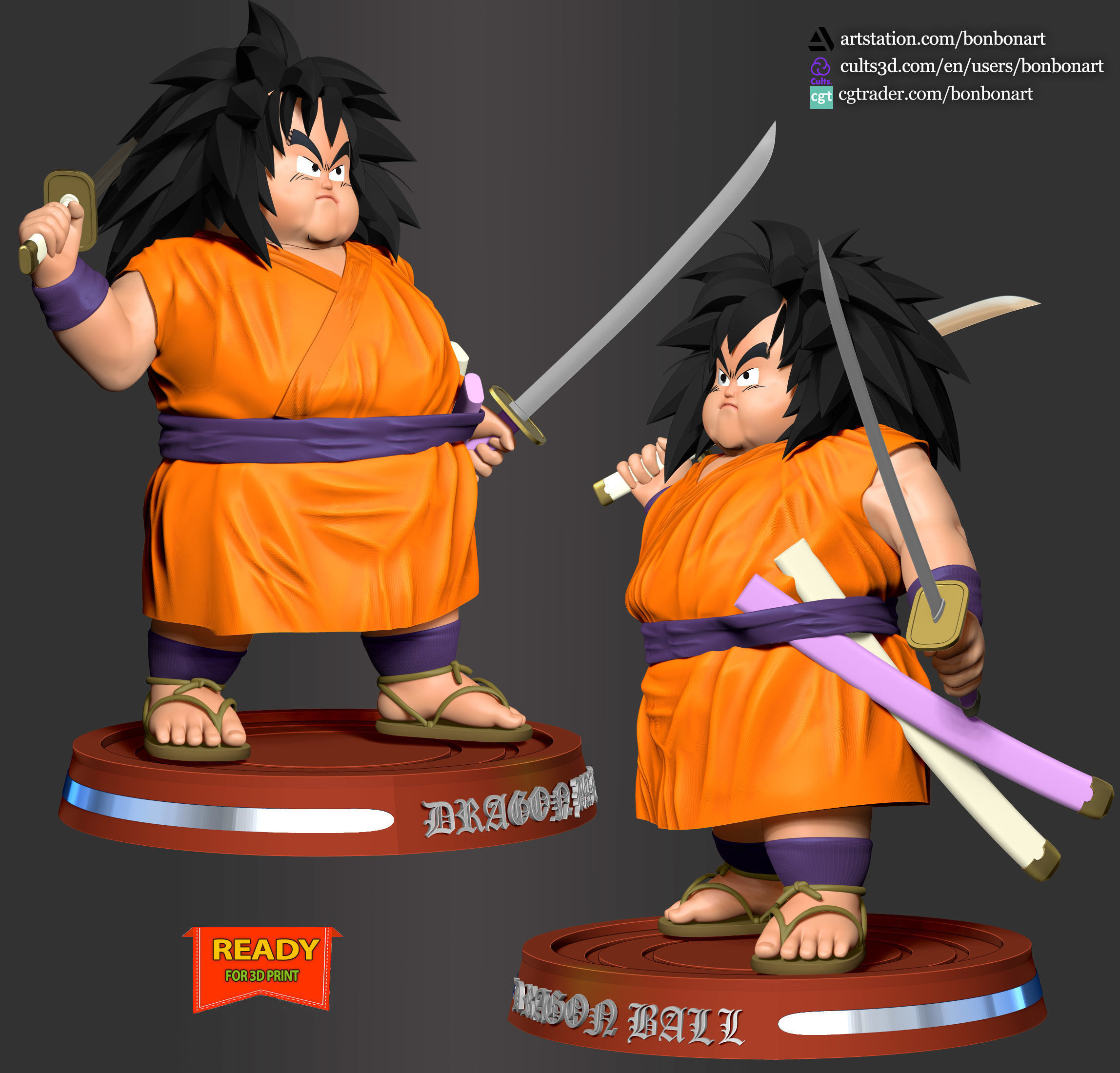 Yajirobe - Dragon Ball 3D print model_1