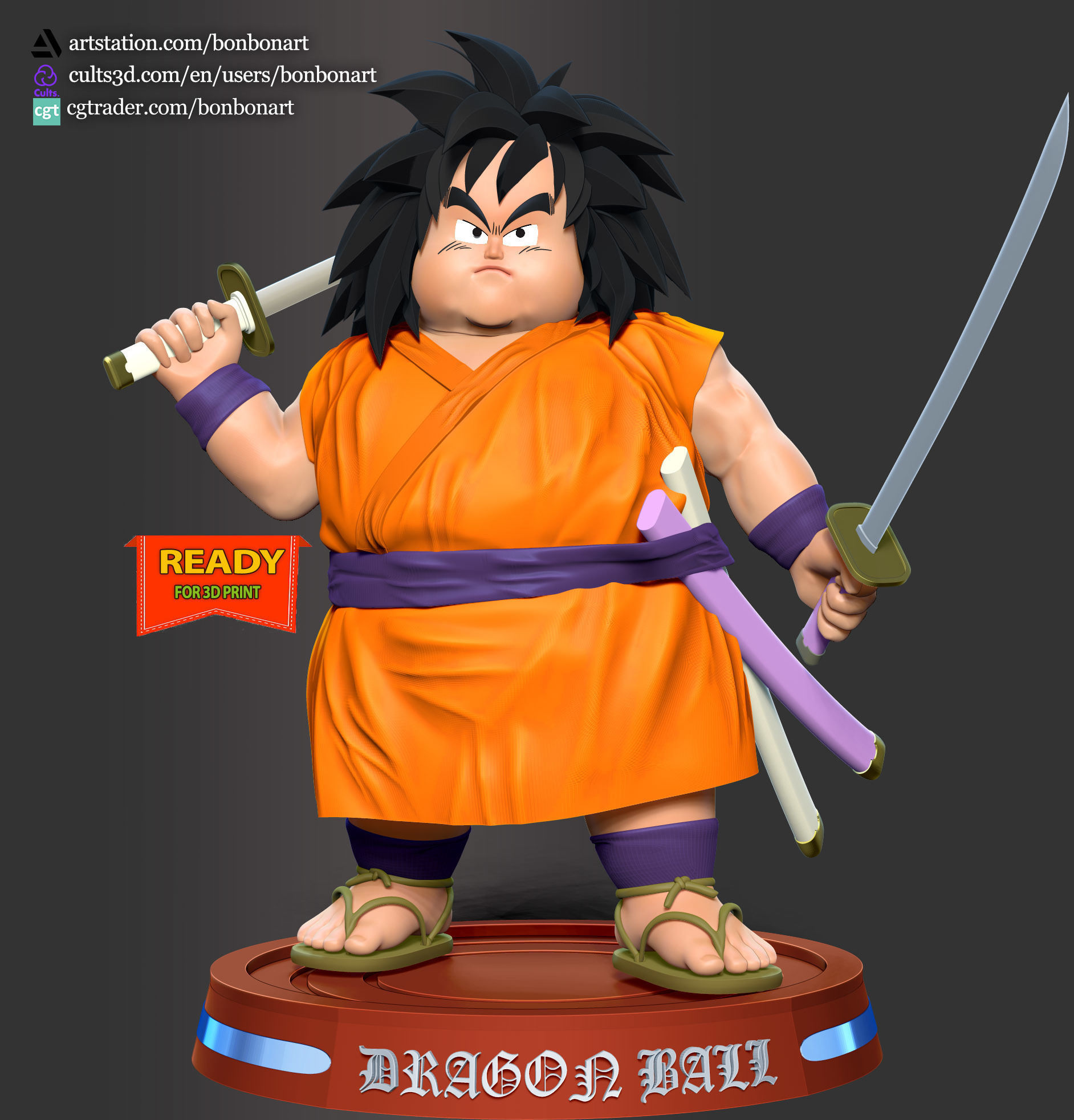 Yajirobe - Dragon Ball 3D print model_2