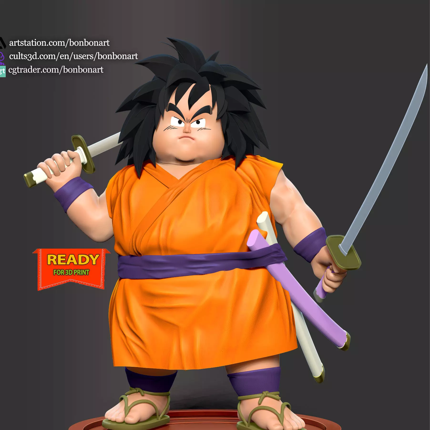 Yajirobe - Dragon Ball 3D print model_0