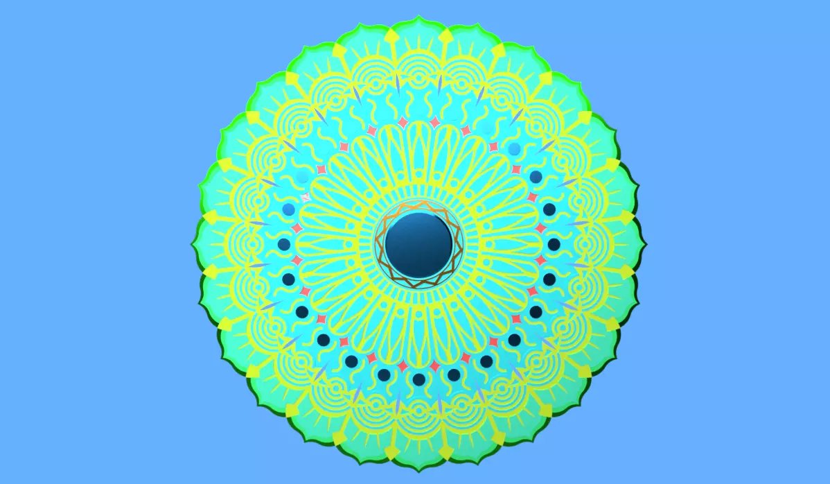 Mandala panel 1 3D model