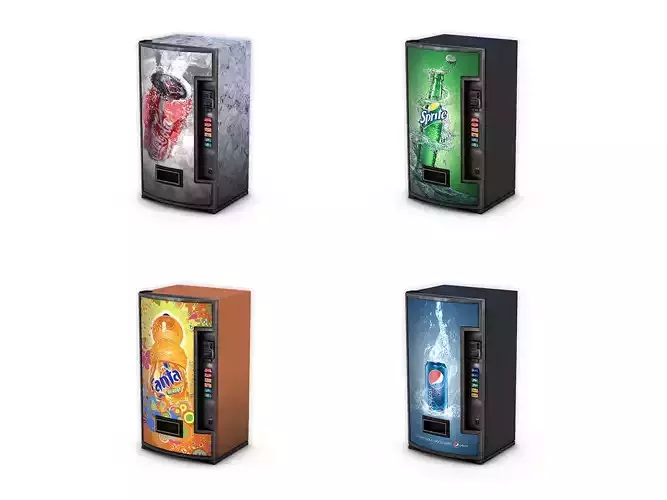 Vending Machine Pack 3D Model Collection