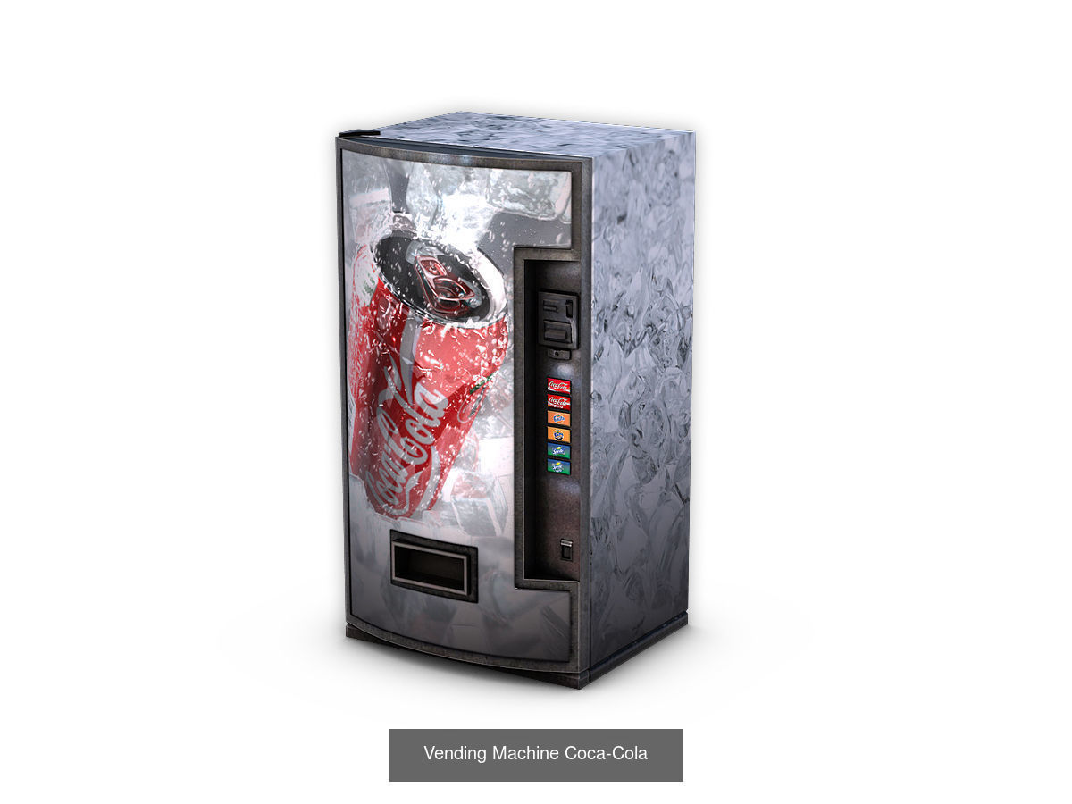Vending Machine Pack 3D Model Collection_1