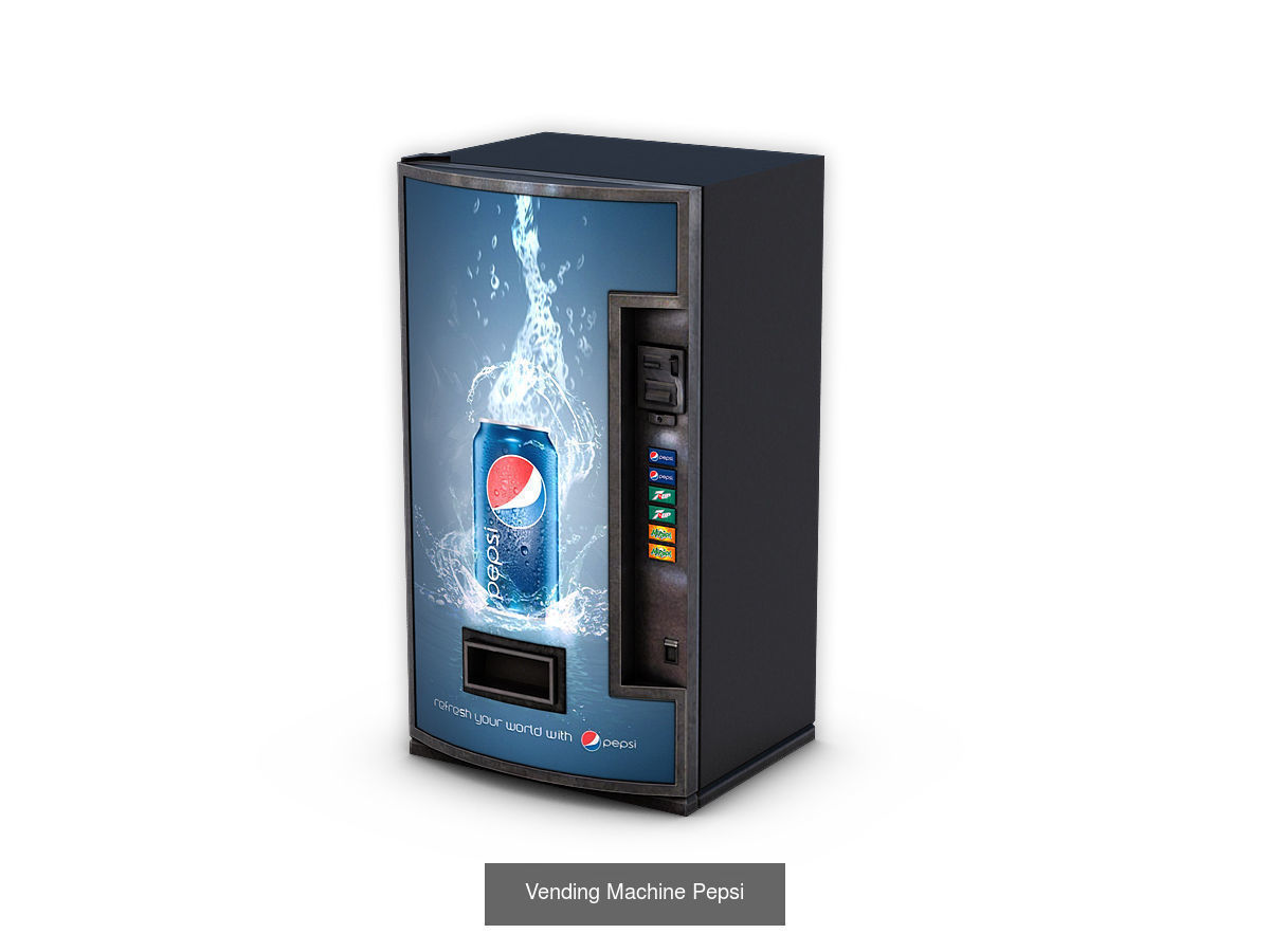 Vending Machine Pack 3D Model Collection_3