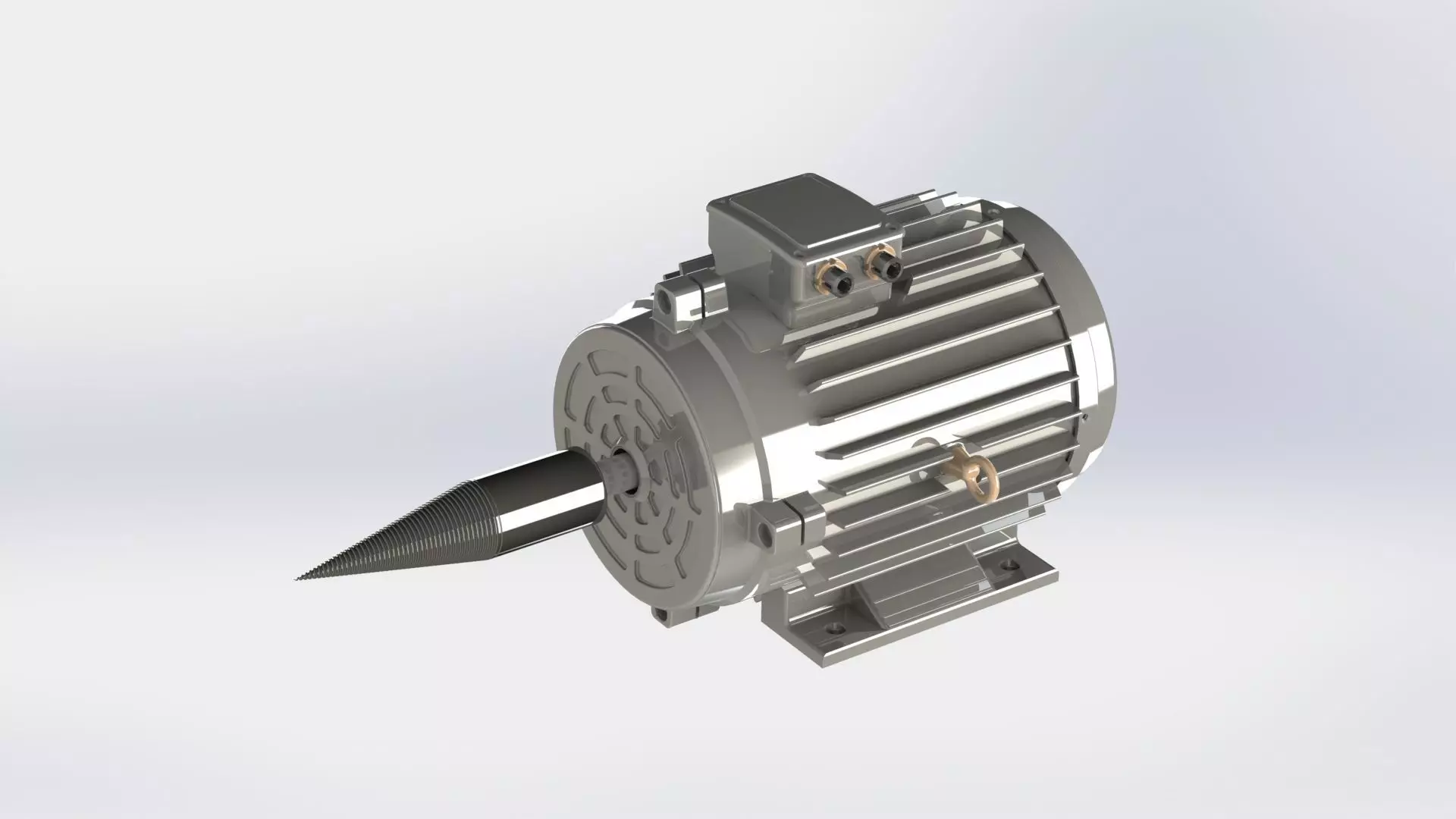 LOG WOOD SPLITTER 3D model_0