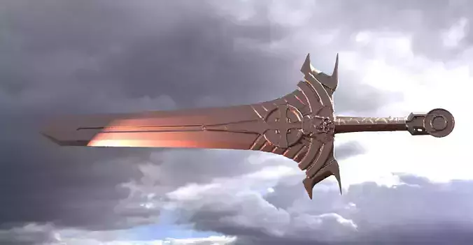 Sun God Claymore  3D model