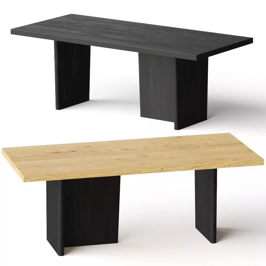 Crate and Barrel Ula Dining Table 3D model_0
