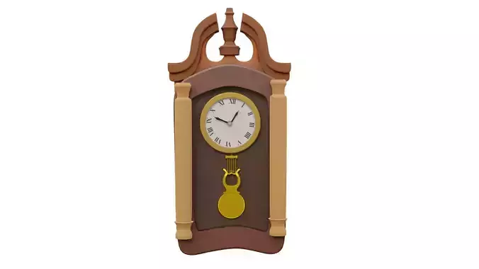 Pendulum clock Free 3D model
