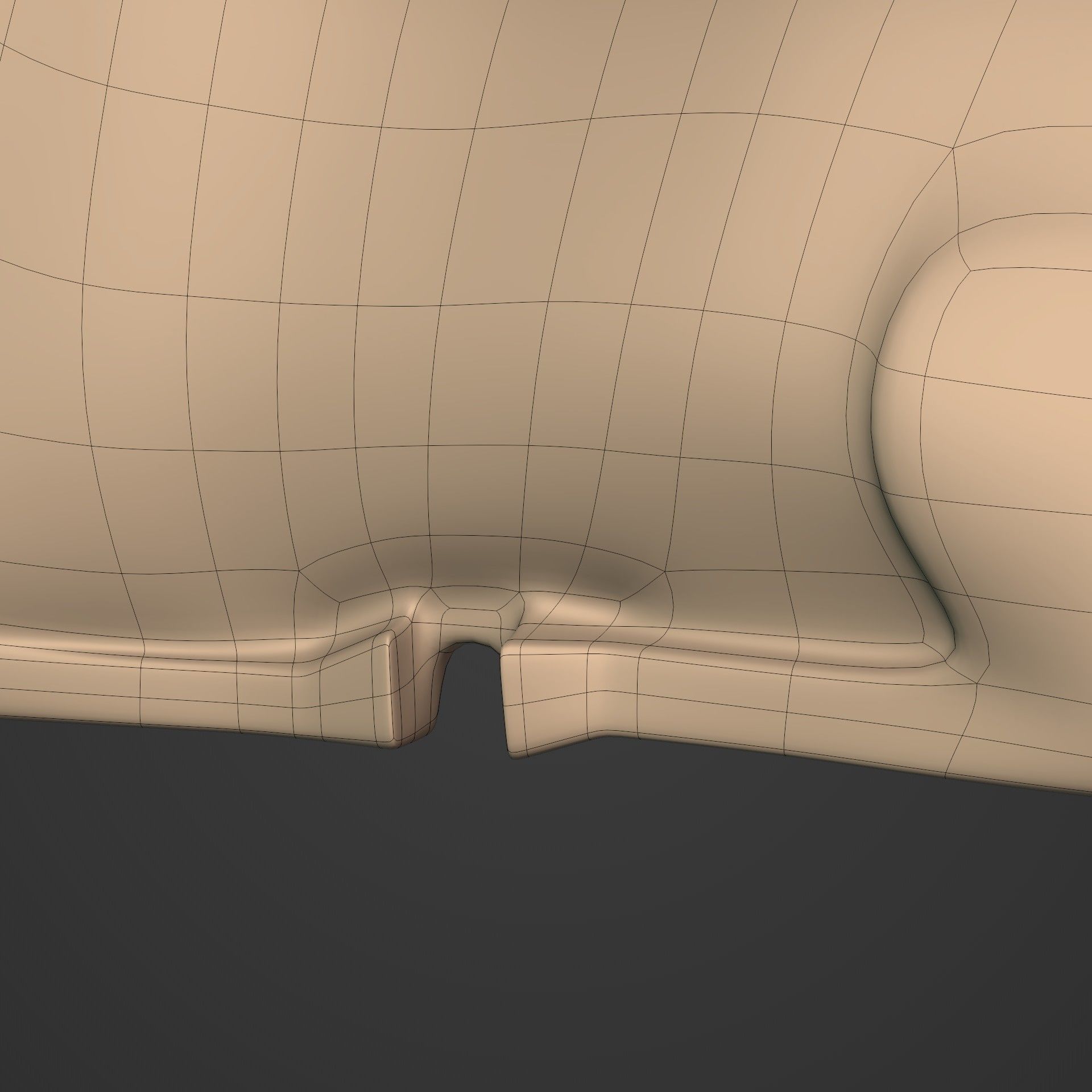 Abstract Deer Figurine -- Ready for 3D Printing Low-poly 3D model_18