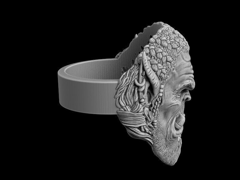 Durotan ring 3d model for 3d printing 3D print model 3D print model_14