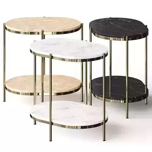 Crate and Barrel Lila Nightstand Coffee Table