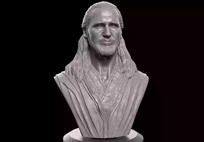 Liam Neeson - Qui-Gon Jinn Bust