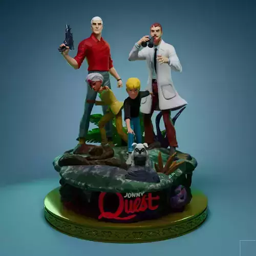Jonny Quest - Epic Diorama 2 3D print model