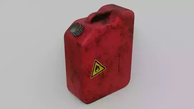 Fuel Can - Low Poly - Game Ready - PBR Low-poly 3D model