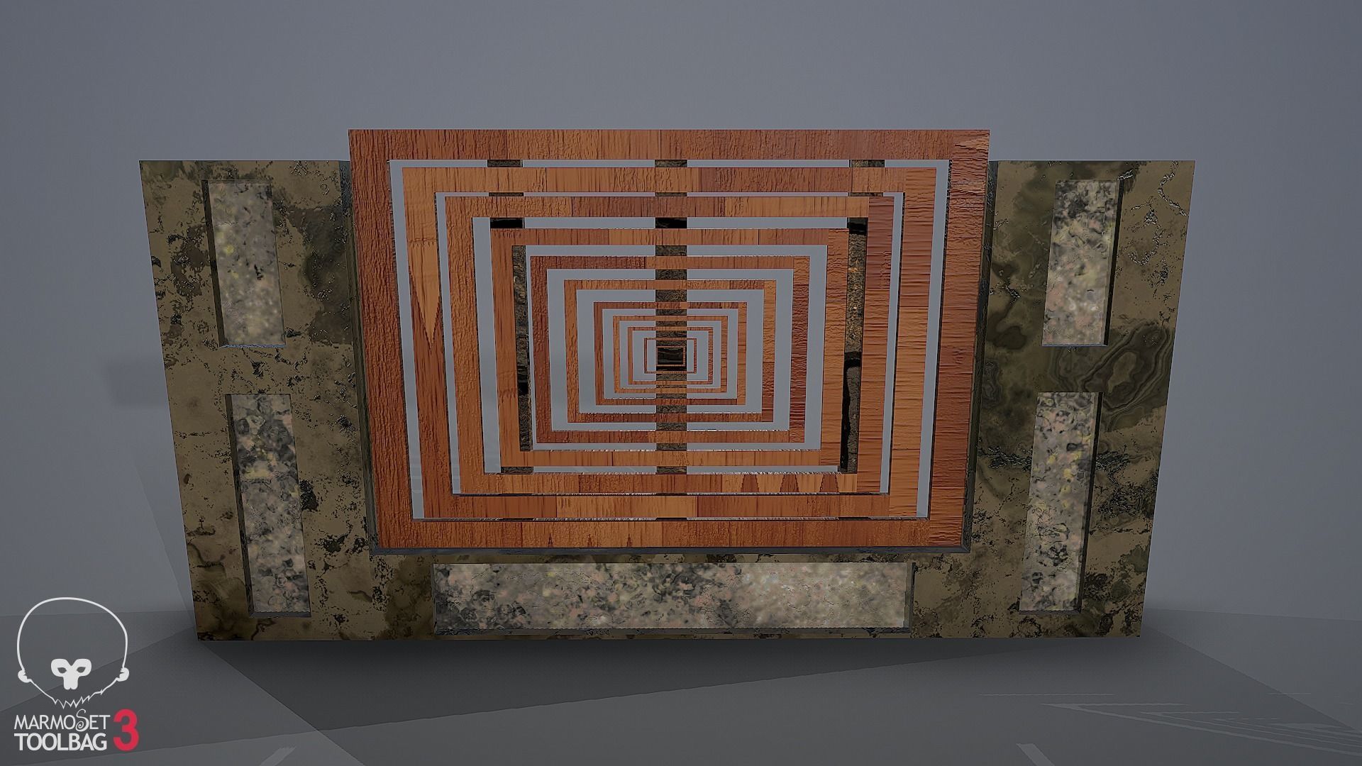 Collection of fences Low-poly 3D model_75