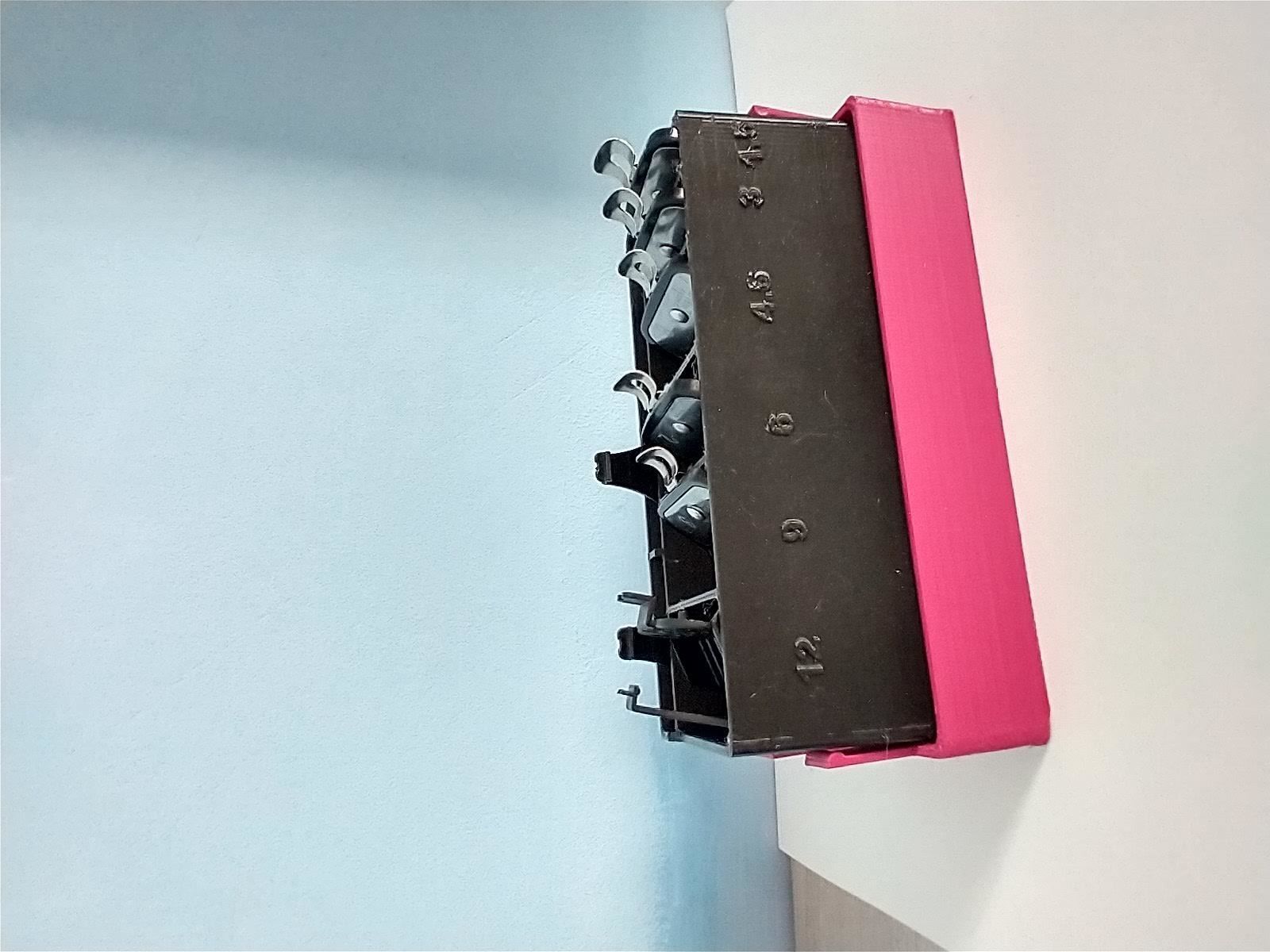 Comb Organizer 9 Storage Case Rack Holder for Hair Clipper 3D print model_21