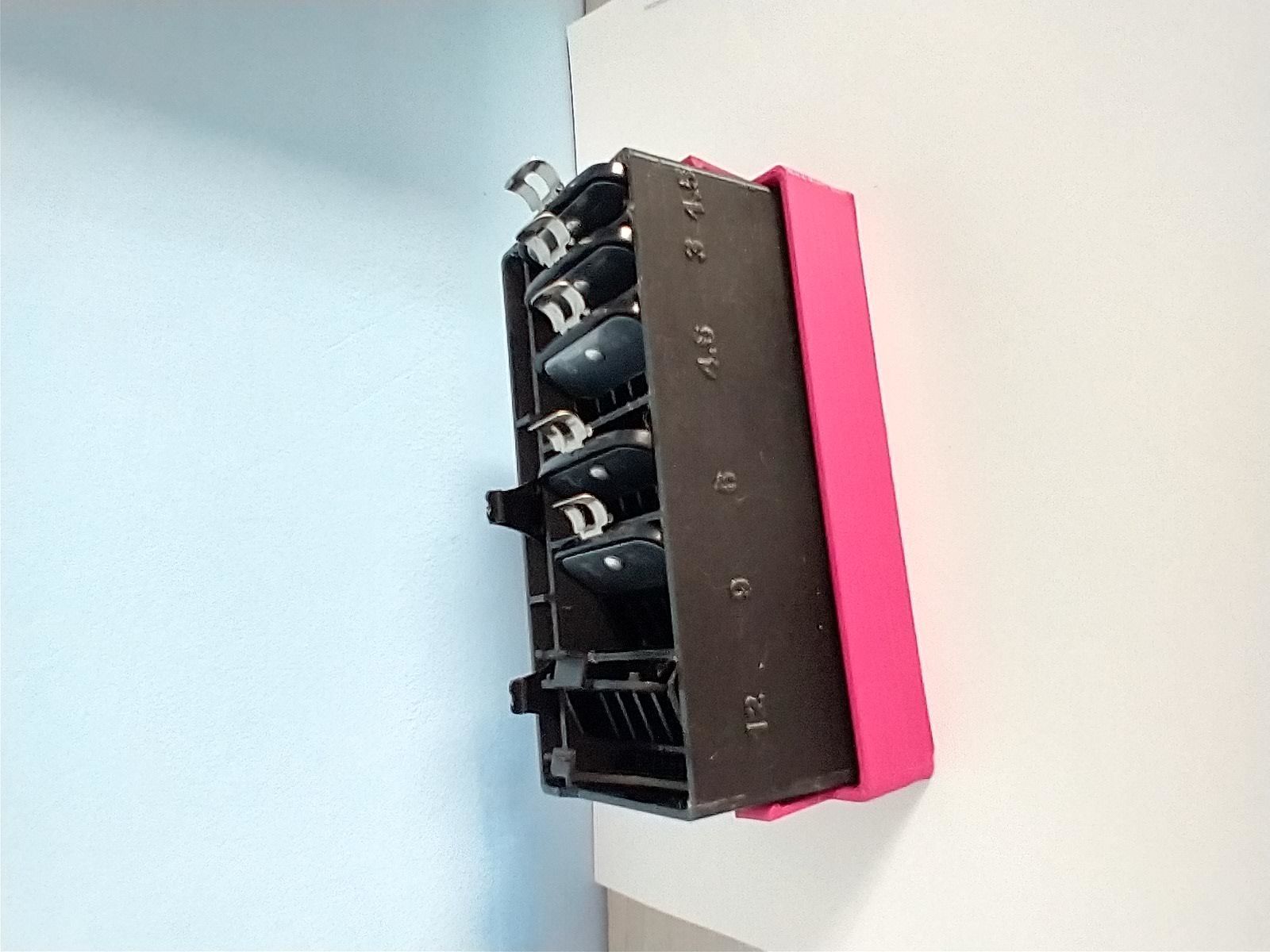 Comb Organizer 9 Storage Case Rack Holder for Hair Clipper 3D print model_2