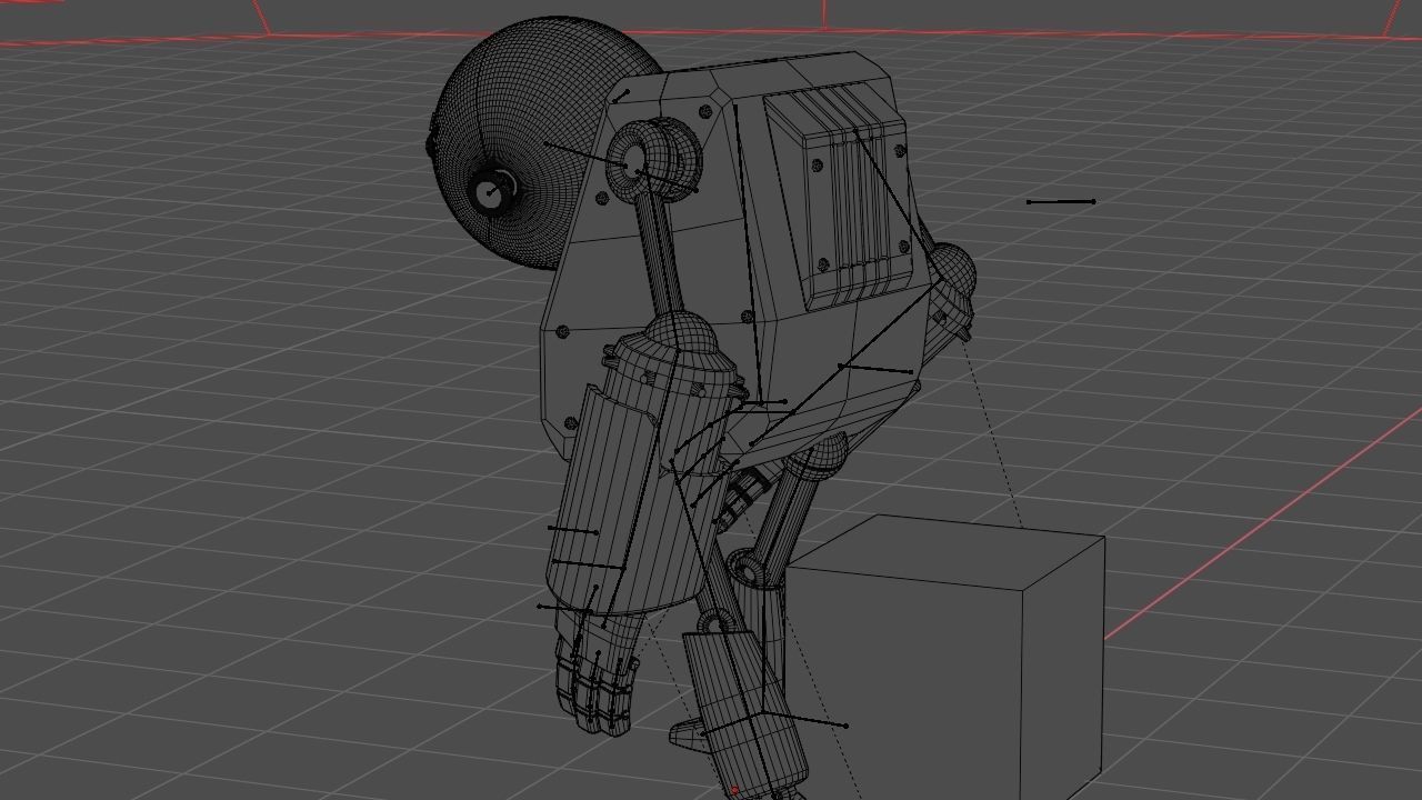 Toon robot rigged - animated character 3D model_24