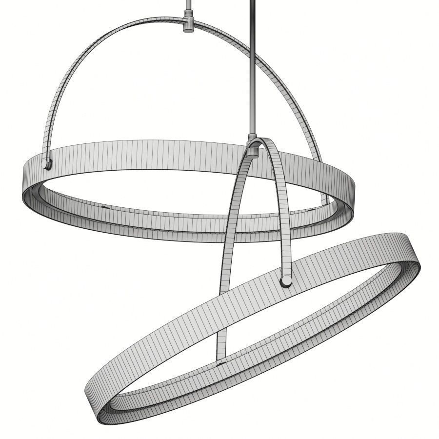 Arteriors Fisk Pendant Lamp 3D model_1