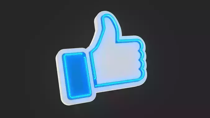 SOCIAL MEDIA - NEON LIKE 