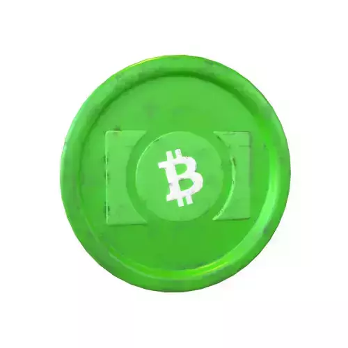 Cartoon Bitcoin Cash v1 003 Low-poly 3D model