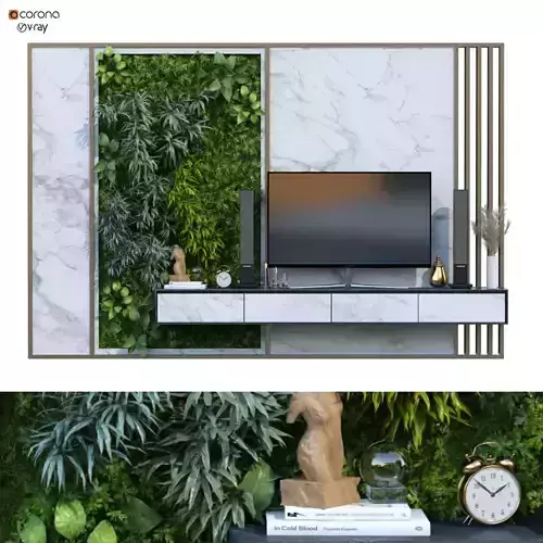 TV wall set 210