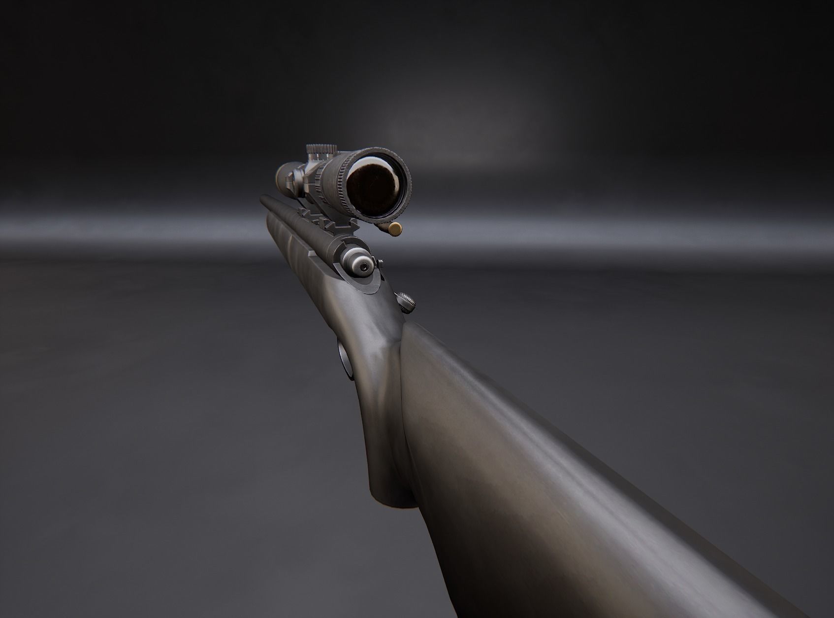 AAA M24 Game Ready PBR Low-poly 3D model_8