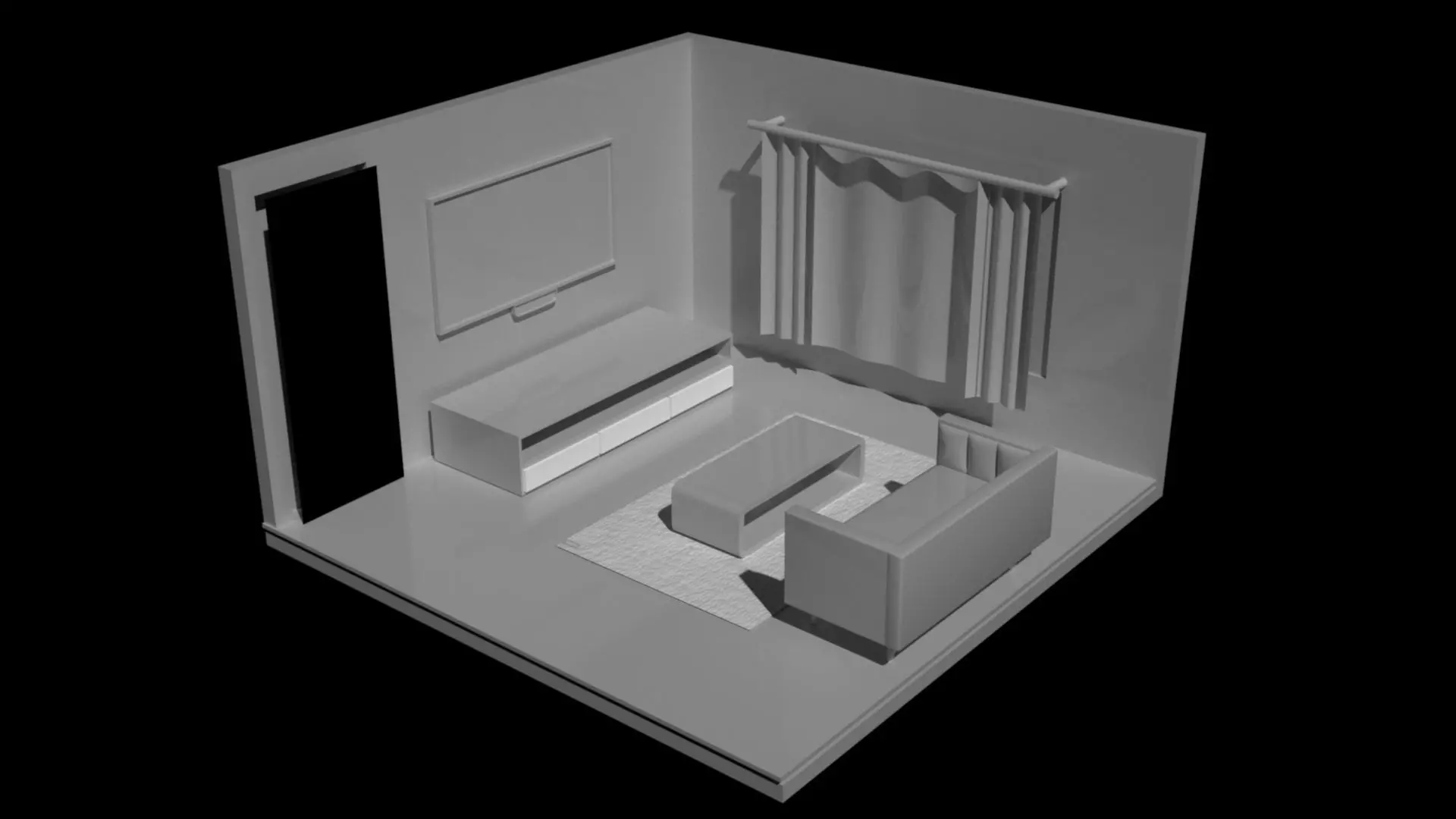 3 wall design Free 3D model
