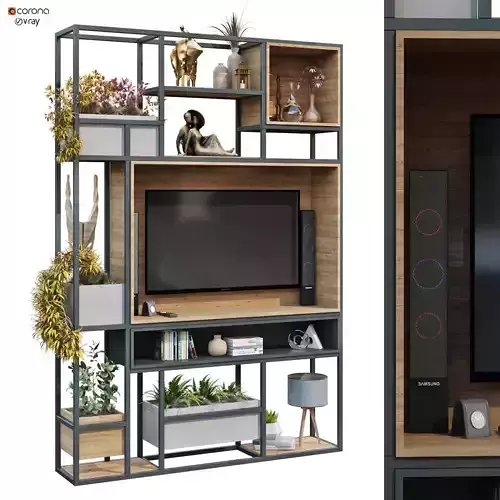 TV wall set 208