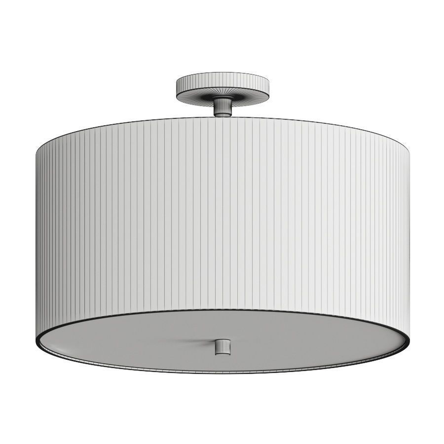 Arteriors Tarbell Semi-Flush Pendant Lamp 3D model_2