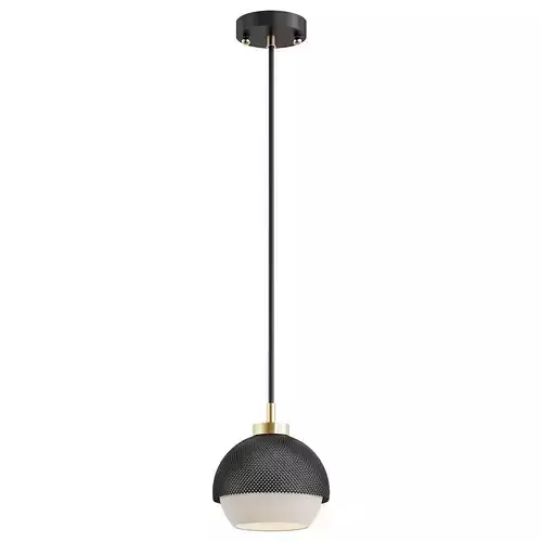 nocciola-50106-1 pendant light with gold accents