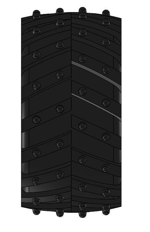 Wheel tire Dagu Wild Thumper 3D model_5