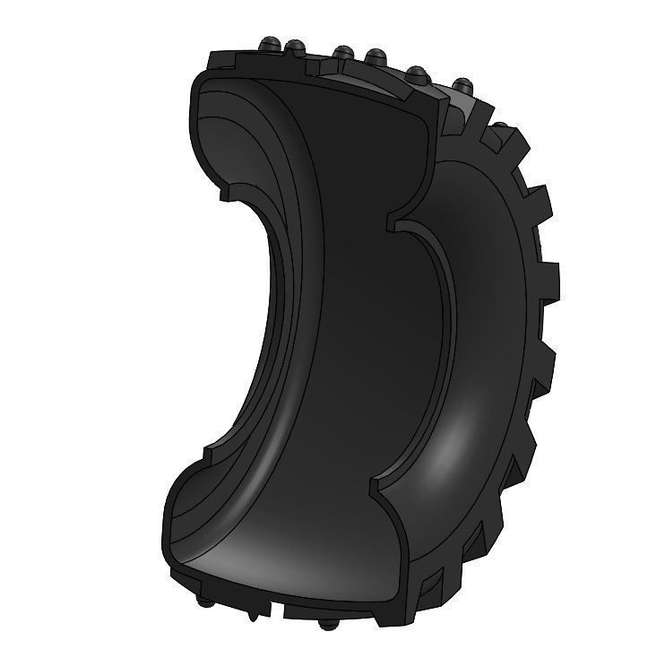 Wheel tire Dagu Wild Thumper 3D model_10