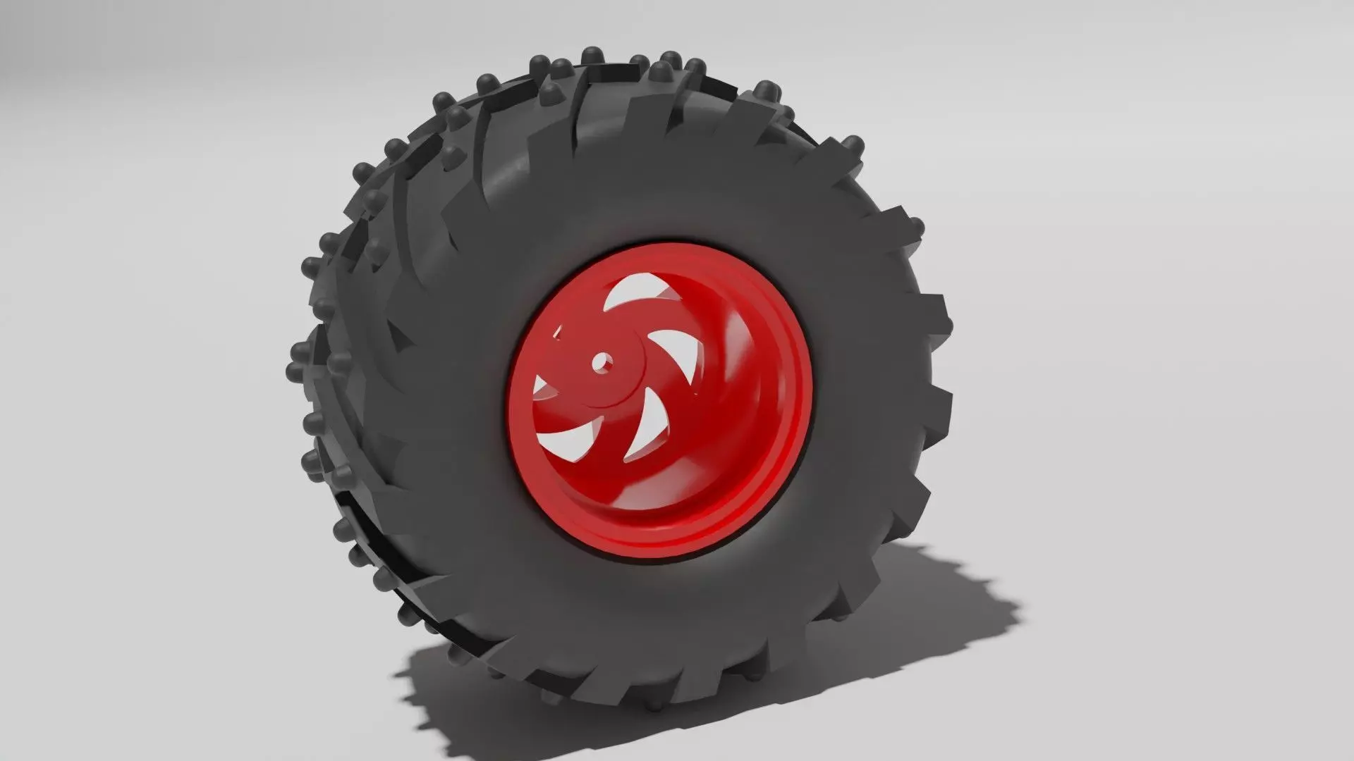Wheel tire Dagu Wild Thumper 3D model_0