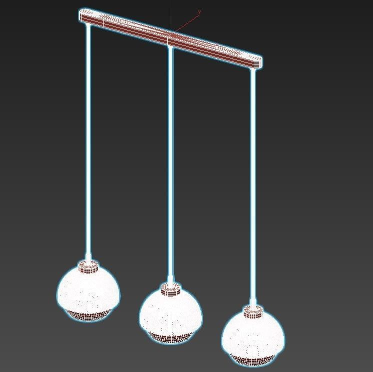 nocciola-50106-3 three light pendant 3D model_3