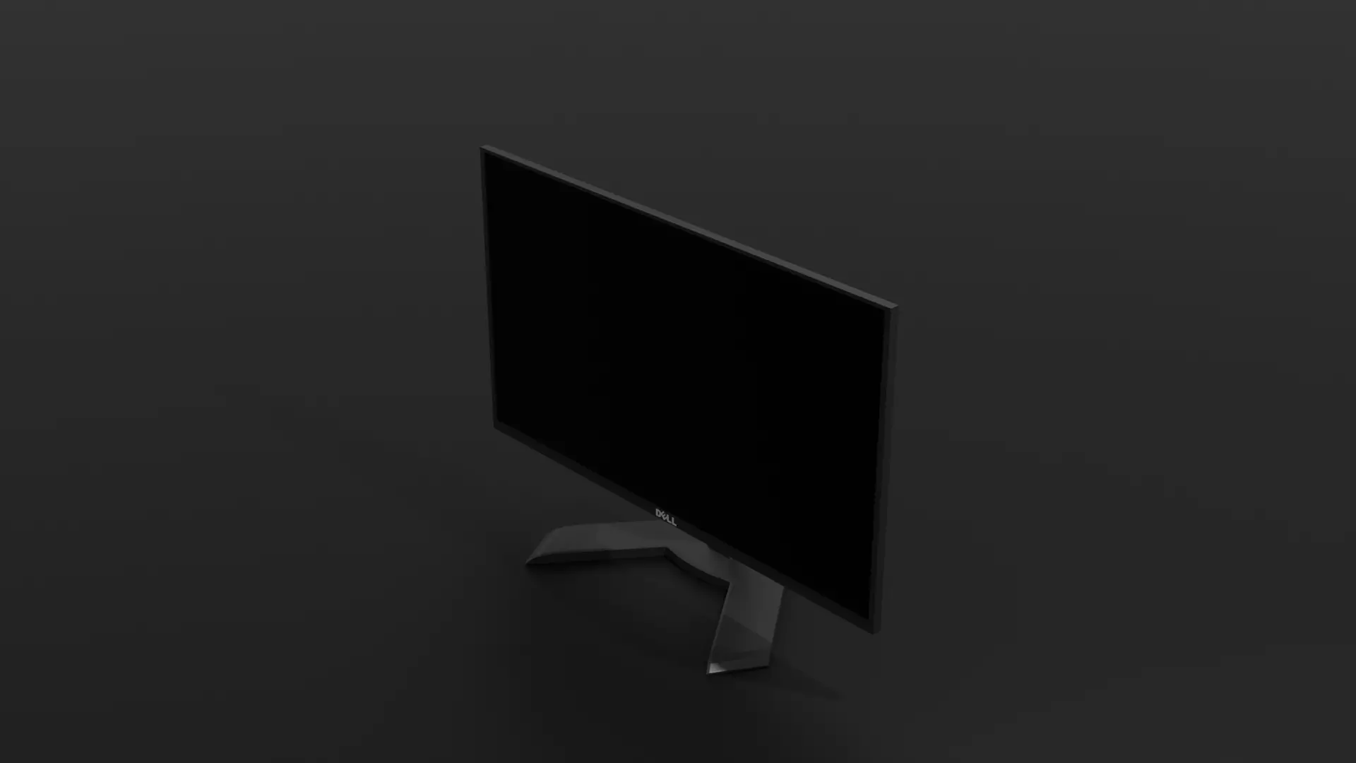 Dell Monitor 3D model_0
