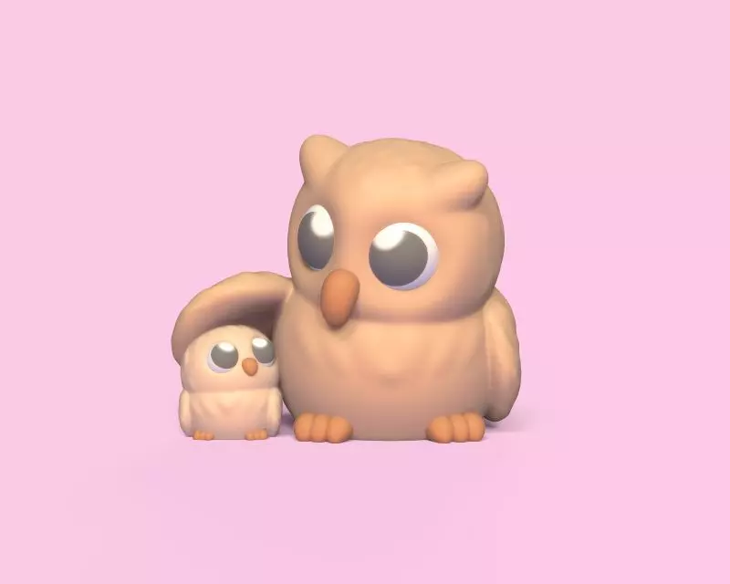 Mother Owl 3D print model