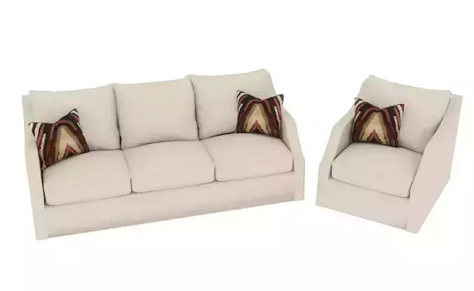 Sofa with chair